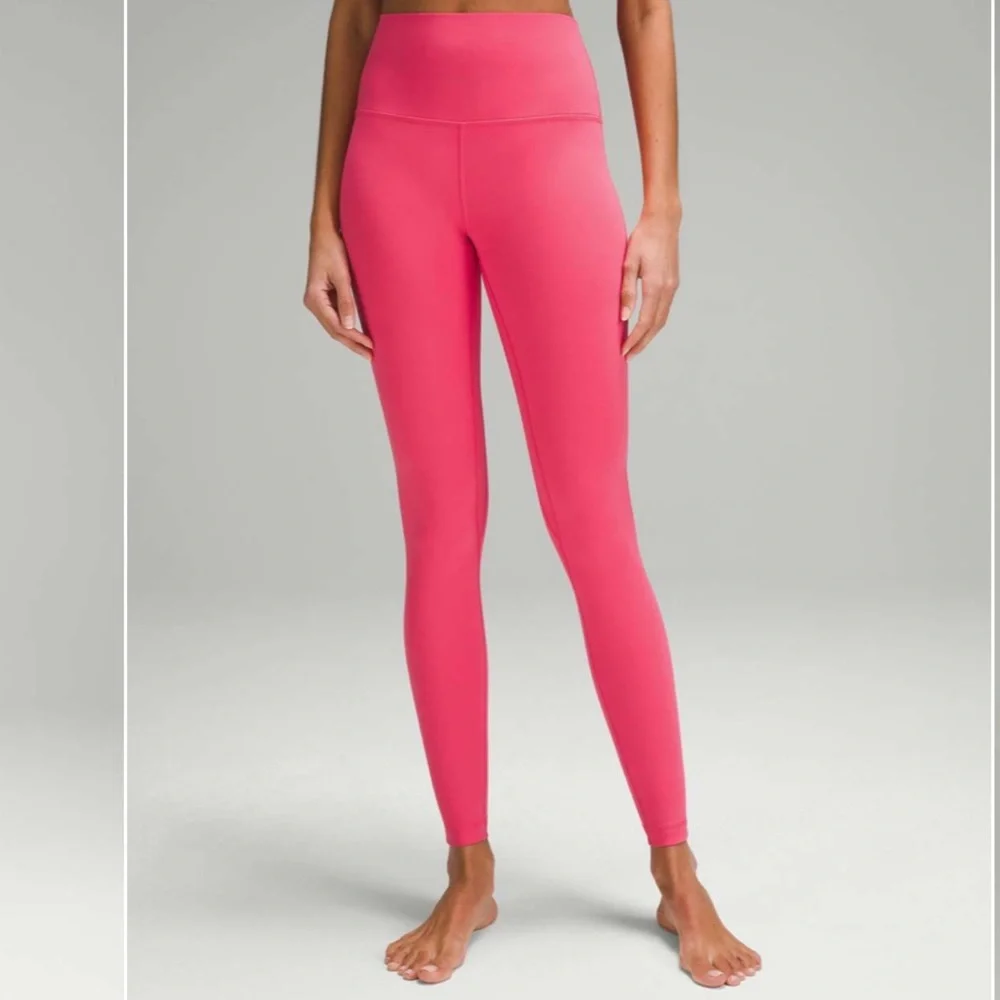 Lululemon Align High Rise Pant Leggings 28” Glazed Pink Size 14 NWT